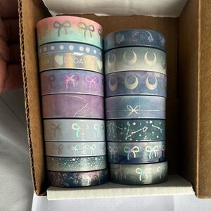 Simply Gilded Sub Box Blue Washi Bundle Planner Journal Decor Aesthetic Paper